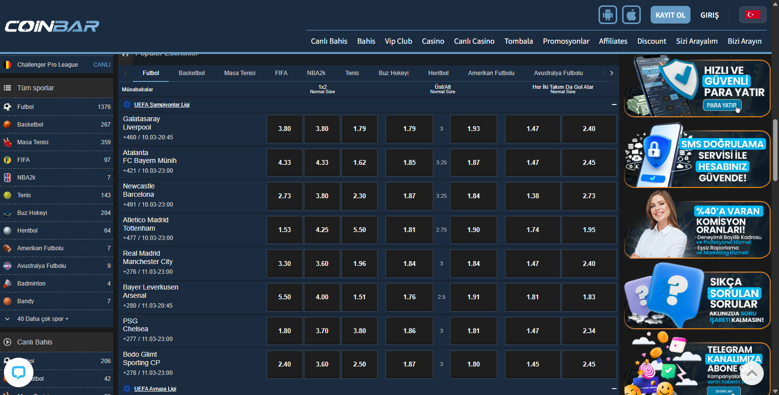 Coinbar Güncel Yeni Adresi