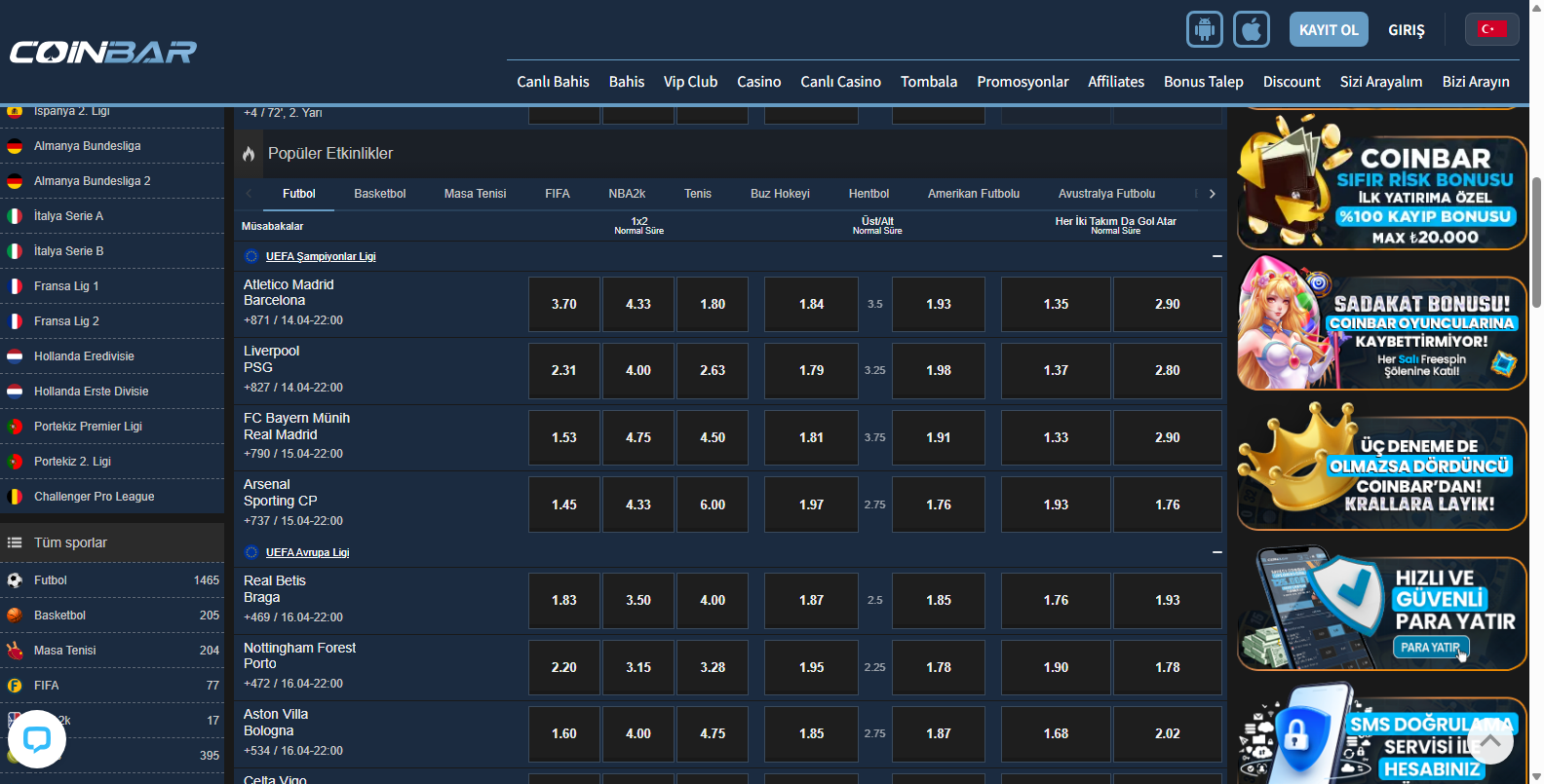 Coinbar At Yarışı